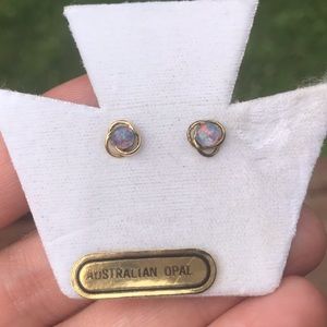 Australian Opal Triplet Earrings